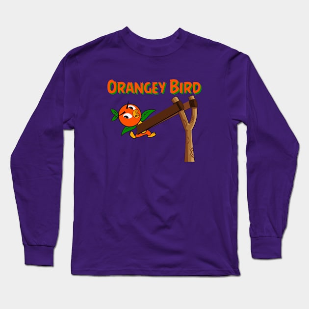 Orangey Bird Long Sleeve T-Shirt by EnchantedTikiTees